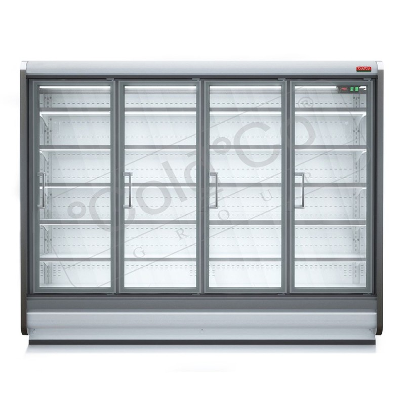 ColdCo Parisa-3750 Remote Glass Hinged Door Multi Deck Cabinet Height - 205