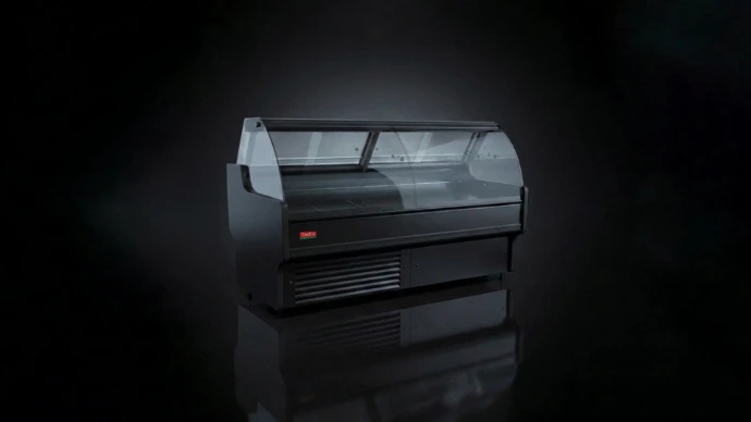 Rome Curve Glass Plug-In Serve Over Chiller