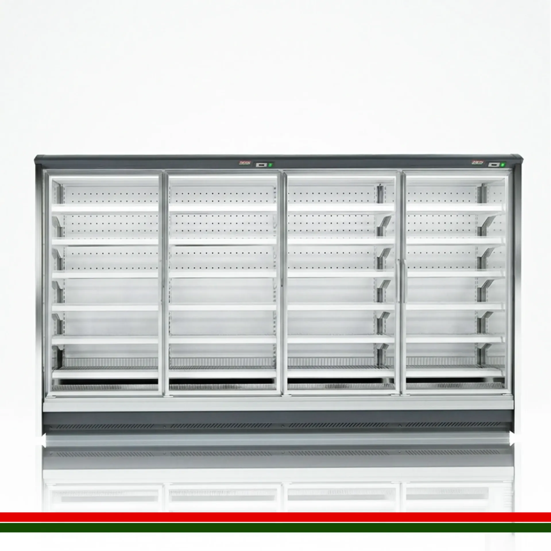 ColdCo Berfin Remote Display Freezer 4 Door White 3224x925x2030