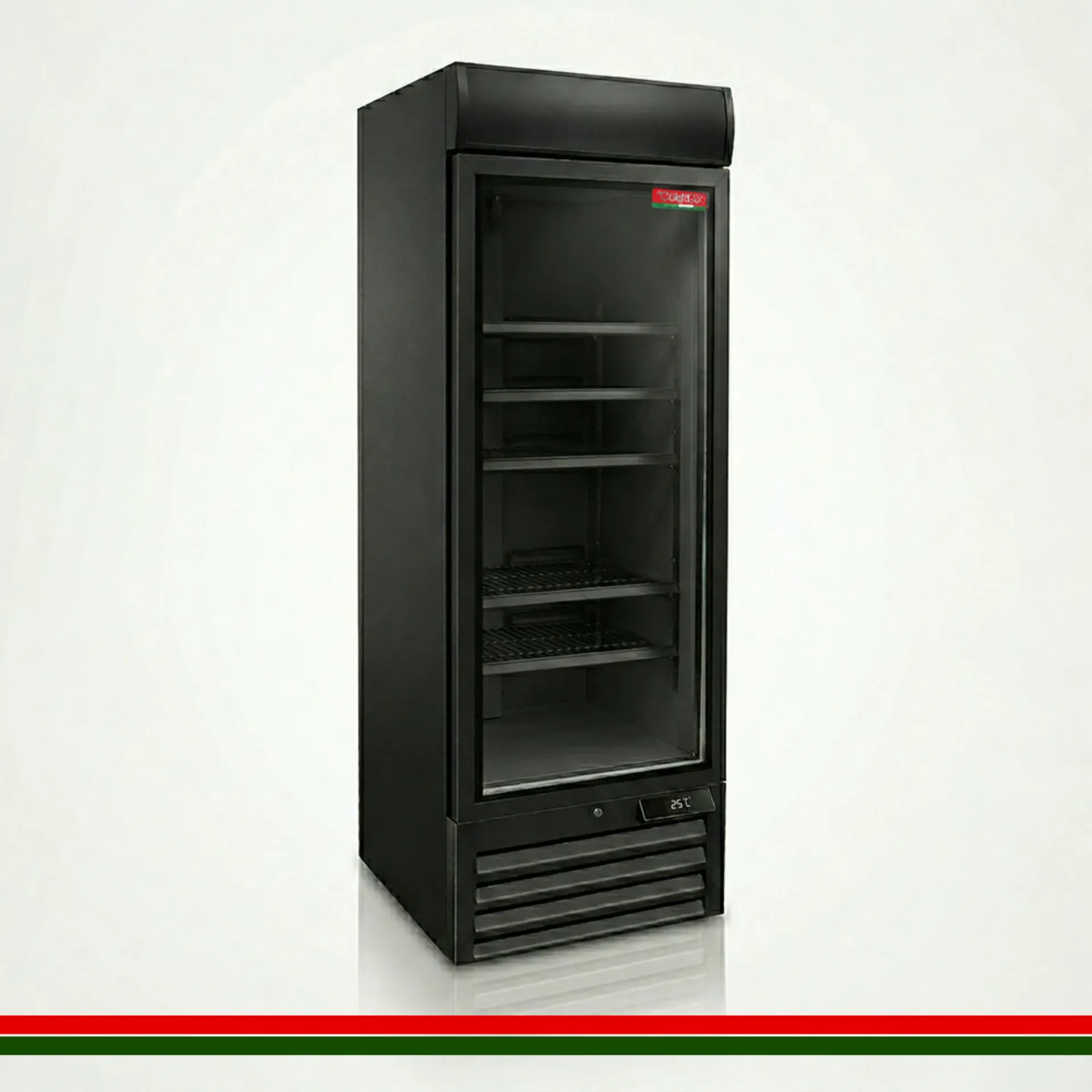 [CCBERLIN21DB] CC Berlin 2 Plug in Glass 1 Door Freezer