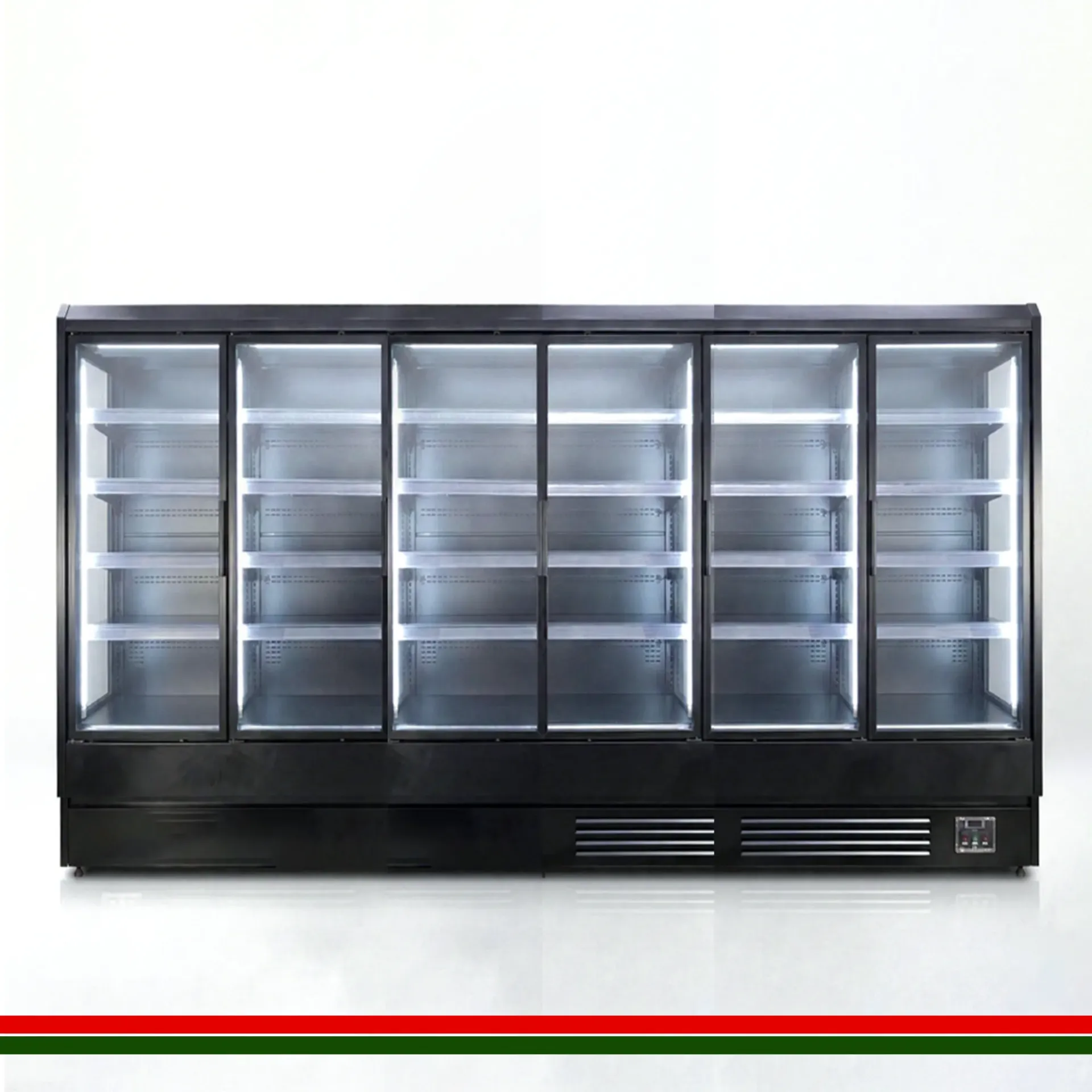 [CCOLODGHD258X70] ColdCo Colombo Double Glass Hinge Door 258X70