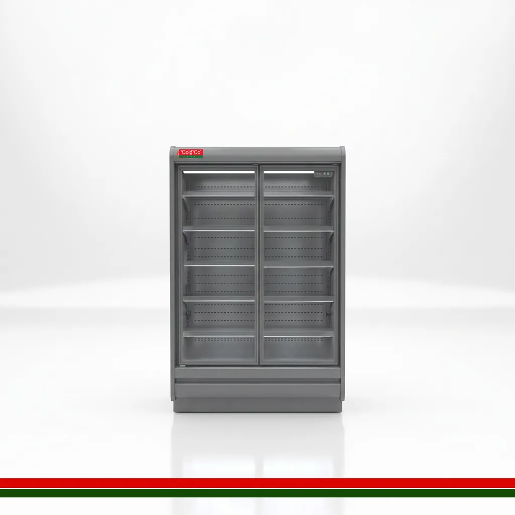 [CCP70HD125GGR] ColdCo Parisa 70 Hinged Door Multi Deck Cabinet 1250W Graphite Grey 2050H