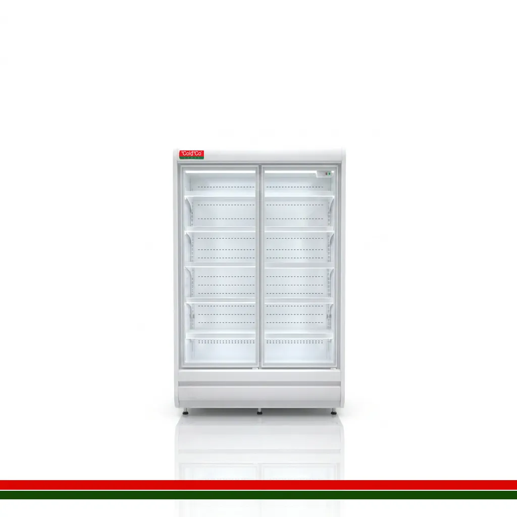 [CCP70HD125W2050H] ColdCo Parisa 70 Hinged Door Multi Deck Cabinet 1250W white 2050H