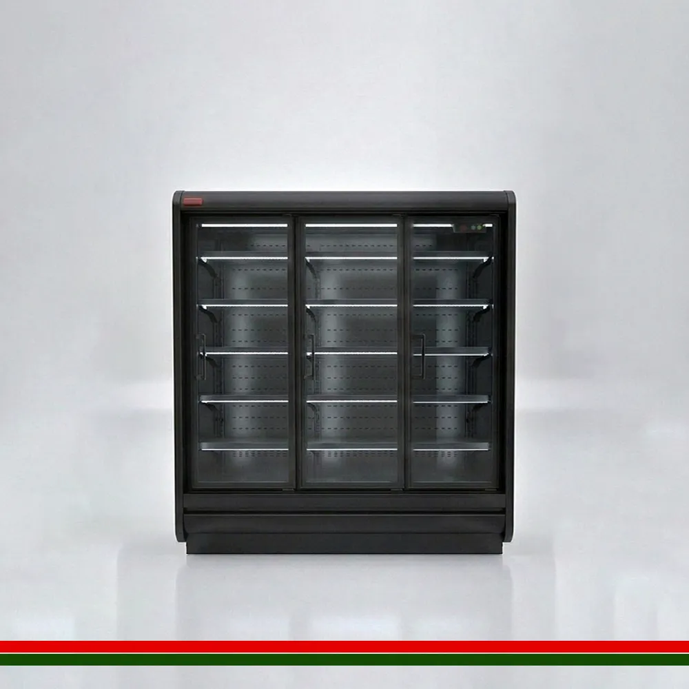 [CCP70HD187B2050H] ColdCo Parisa 70 Hinged Door Cabinet 1875W Black 2050H