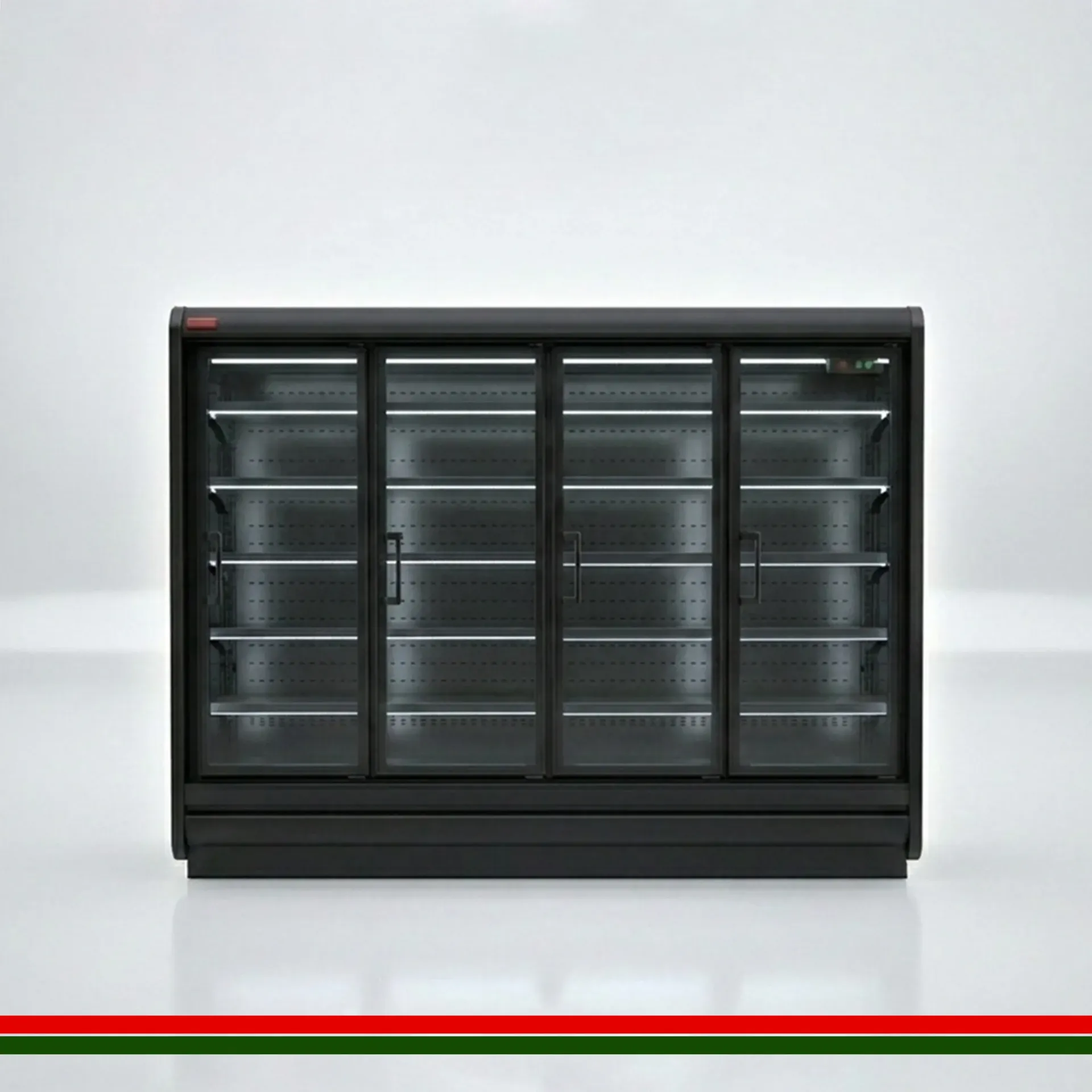 [CCP70HD250BLA] ColdCo Parisa 70 Hinged Door Multi Deck Cabinet 2500W Black 2050H