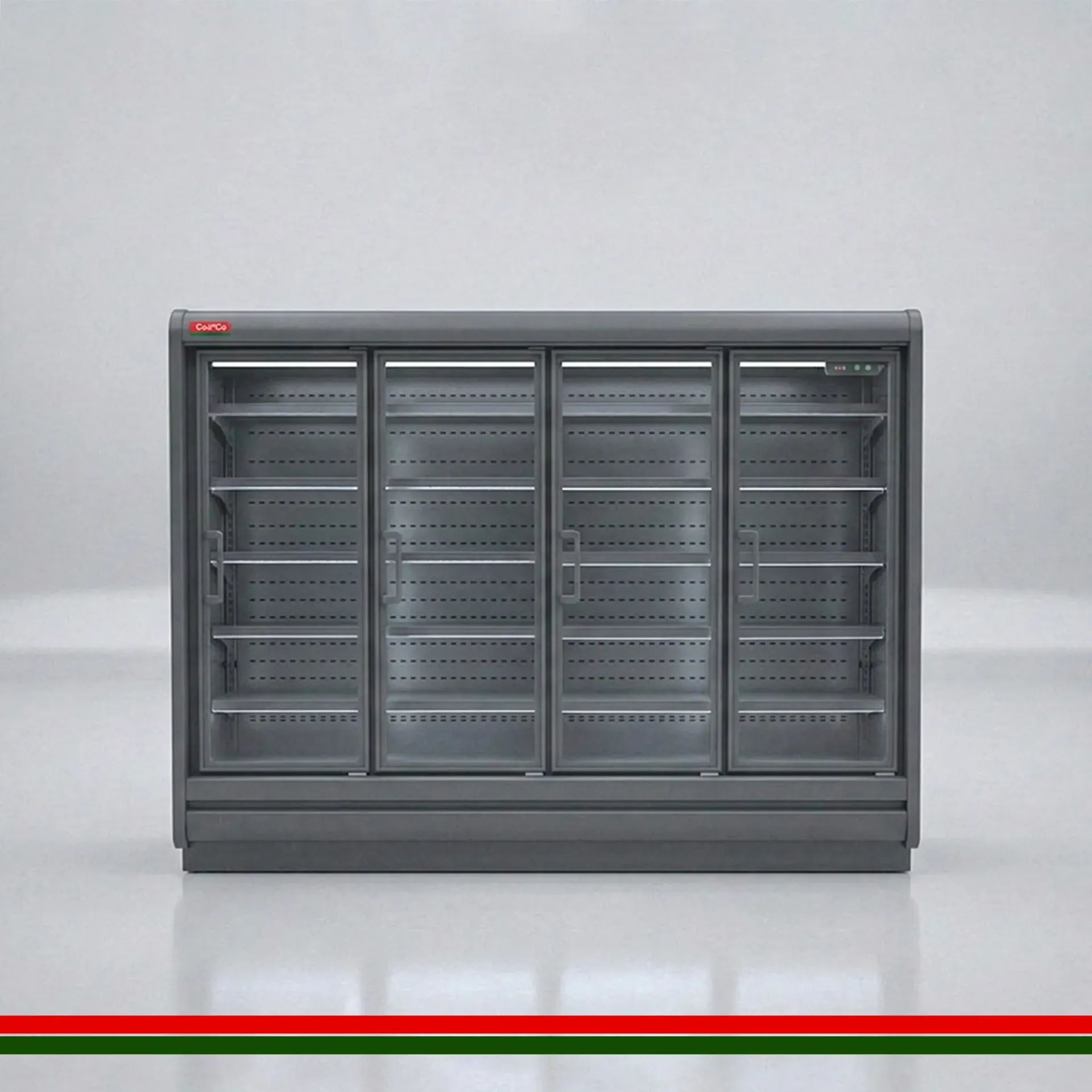 [CCP70HD250GGR] ColdCo Parisa 70 Hinged Door Cabinet 2500W Graphite Grey 2050H