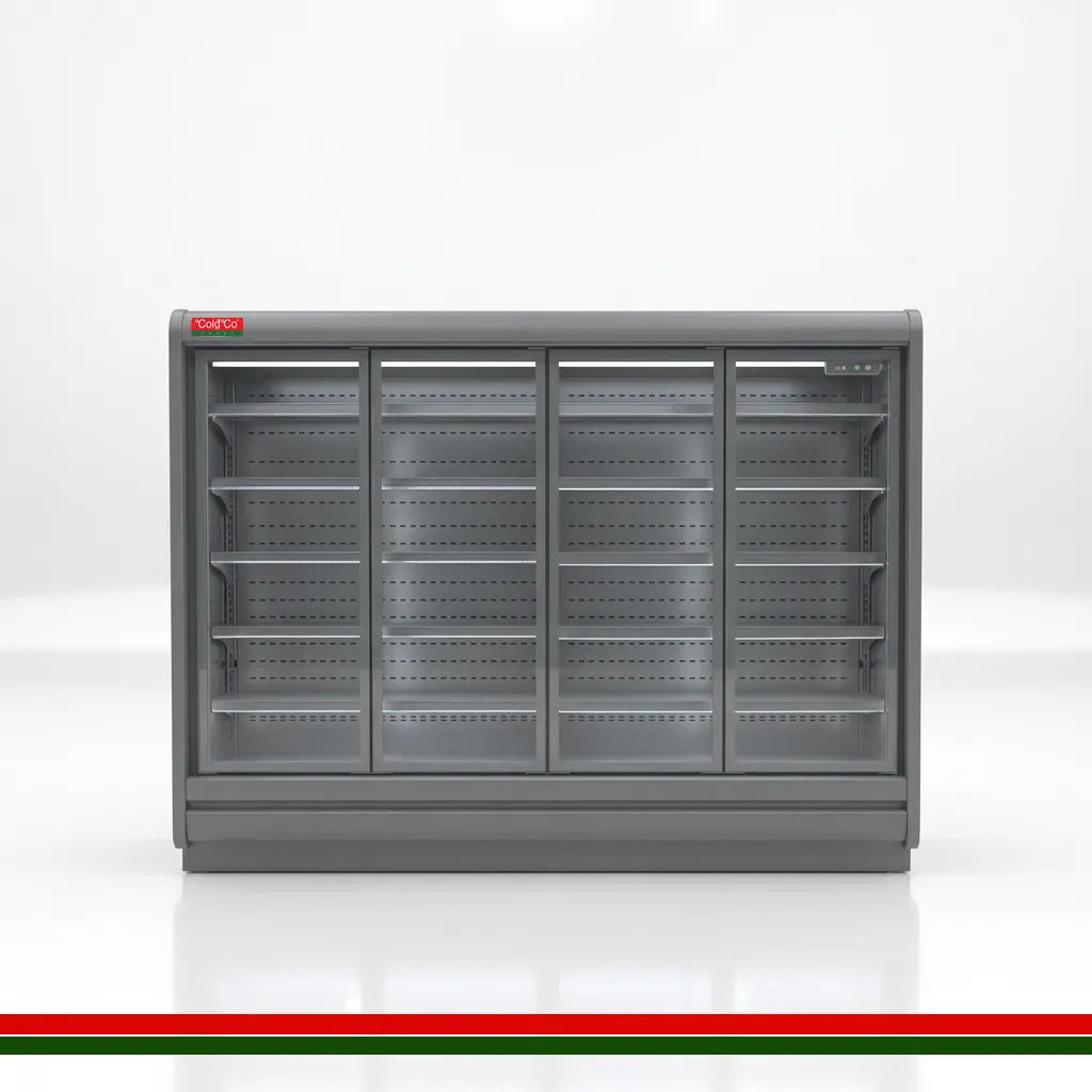 ColdCo Parisa 70 Hinged Door Multi Deck Cabinet 2500W Graphite Grey 2050H