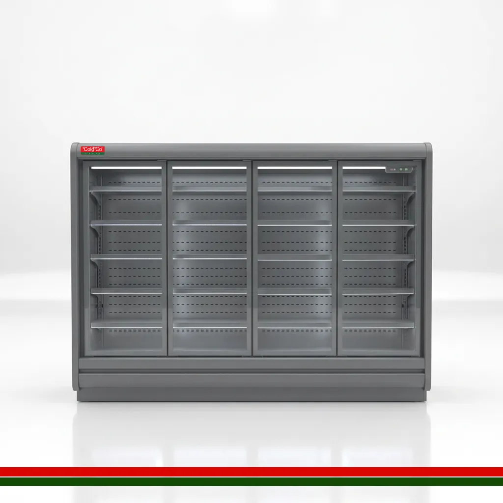 [CCP70HD281GG2050H] ColdCo Parisa 70 Hinged Door Multi Deck Cabinet 2812W Graphite Grey 2050H