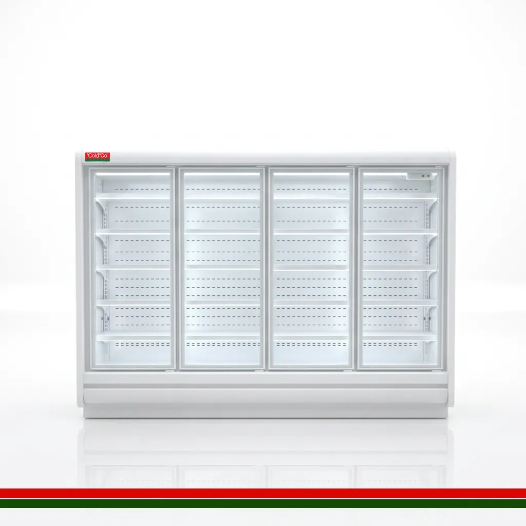 [CCP70HD281W2050H] ColdCo Parisa 70 Hinged Door Multi Deck Cabinet 2812W white 2050H