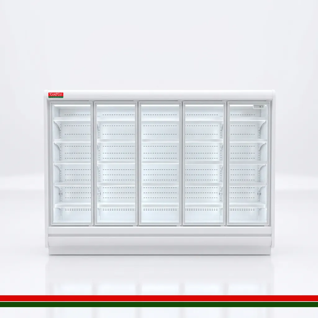 ColdCo Parisa 70 Hinged Door Multi Deck Cabinet 3125 white 2050H