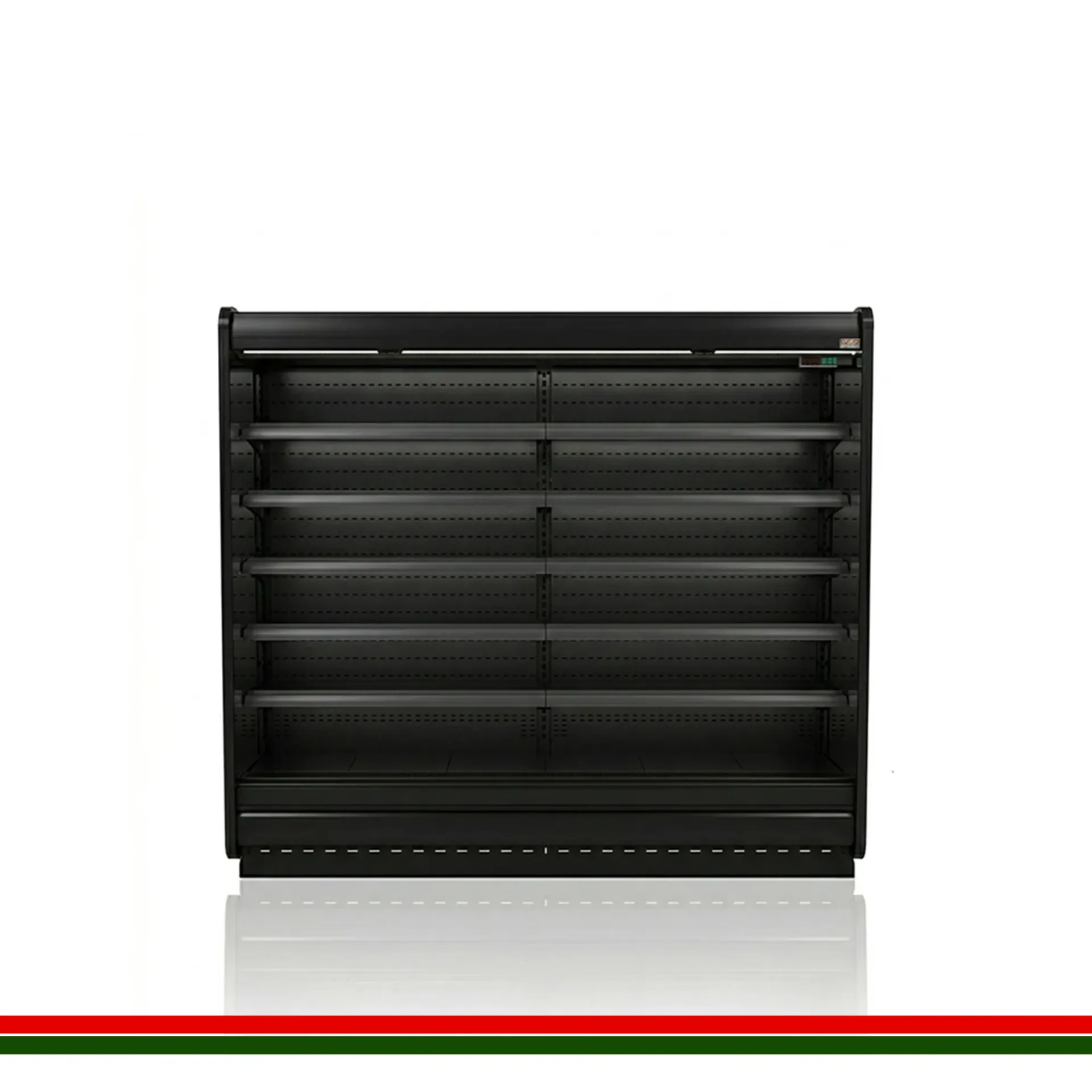 ColdCo Parisa 70 Open Multi Deck Cabinet 1875W Black 2050H