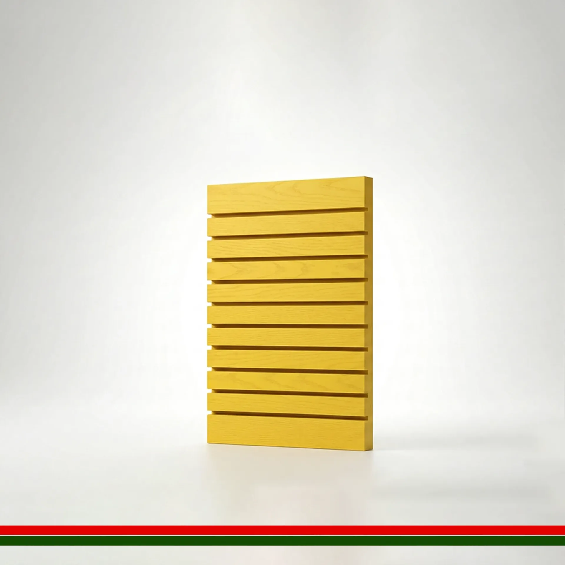 [MDFSBYELLOW] MDF Slat Board 1200x2400 Yellow