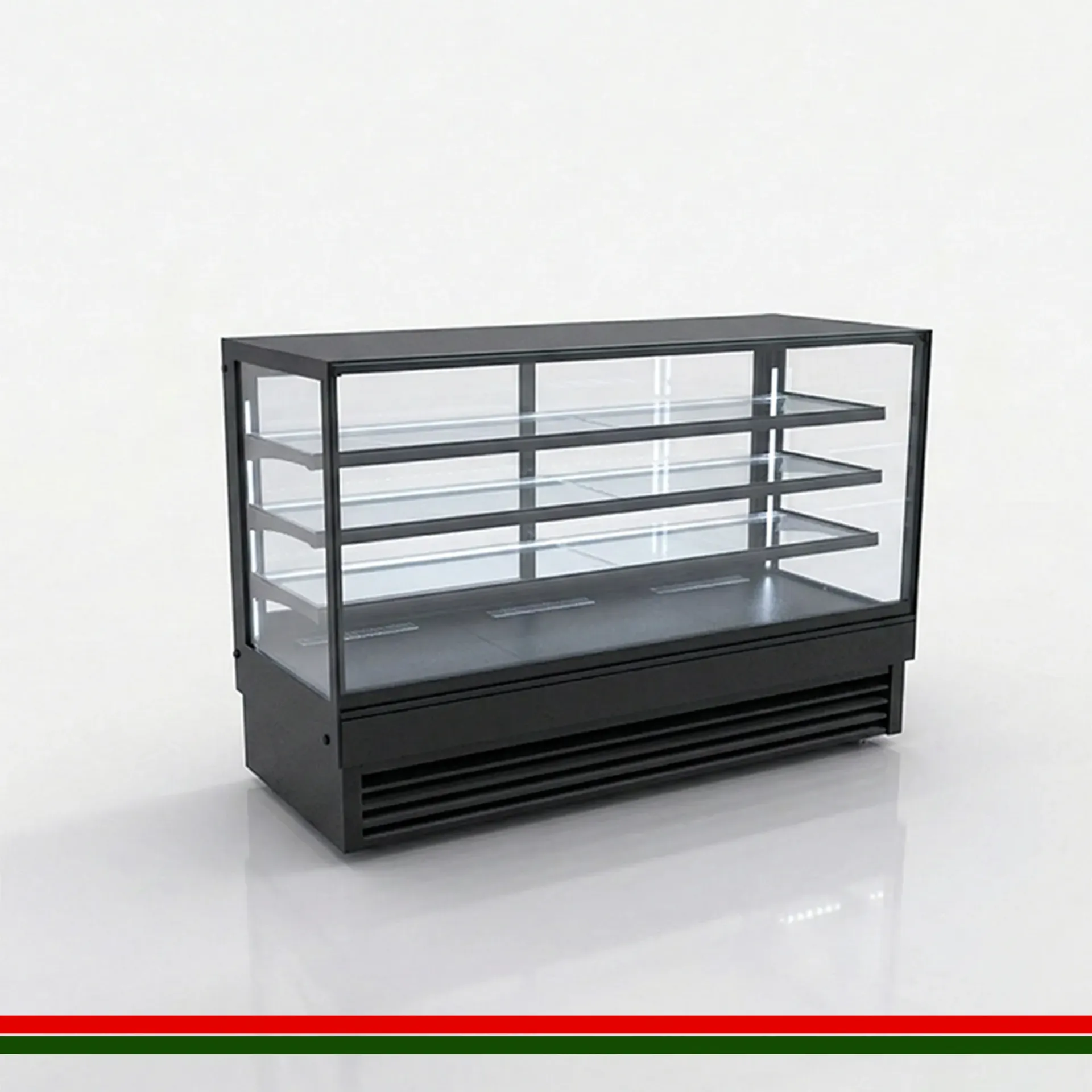 [CCJAFFNA1200AMB-B] CC Jaffna Plug in Cake Display  1200 Black Ambient