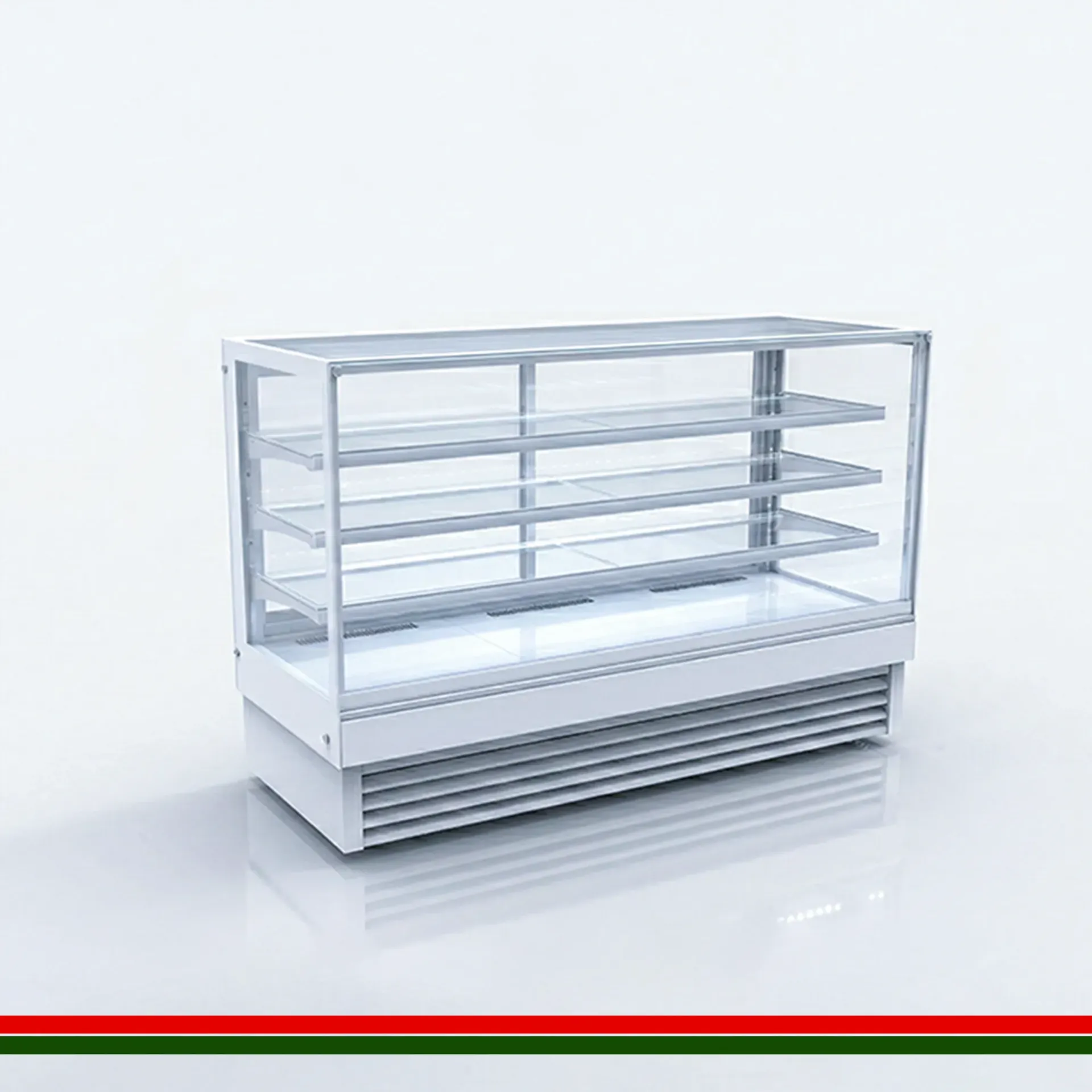 [CCJAFFNA1200AMB-W] CC Jaffna Plug in Cake Display  1200 White Ambient