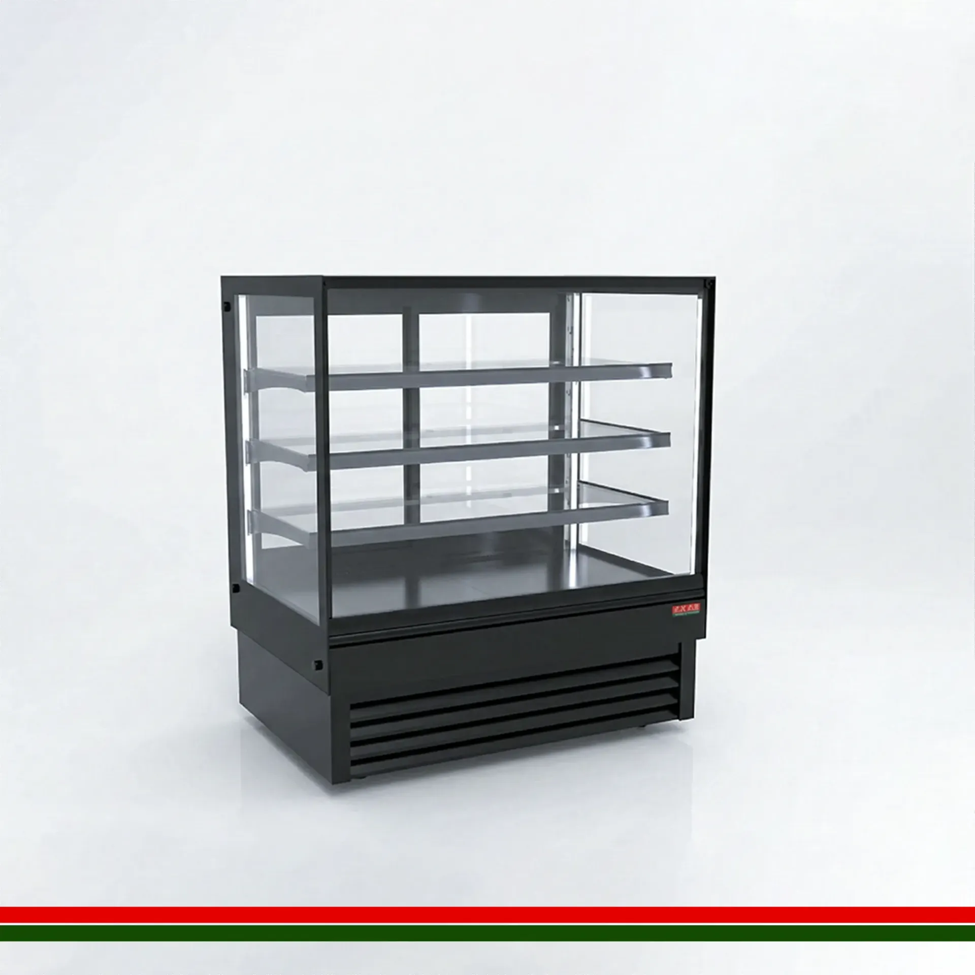 [CCJAFFNA900B] CC Jaffna Plug in Cake Display Fridge 900 Black Cold