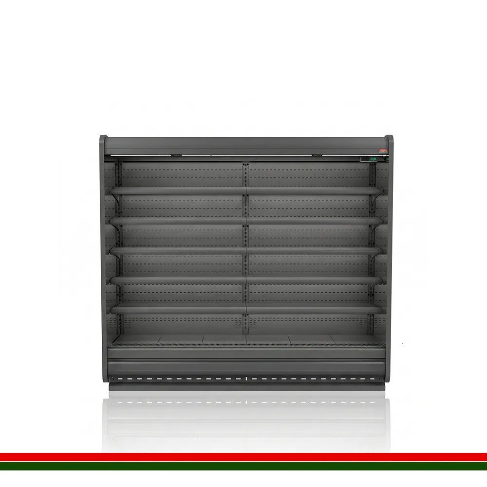 ColdCo Parisa 70 Open Deck Cabinet 1875W Graphite Grey 2050H