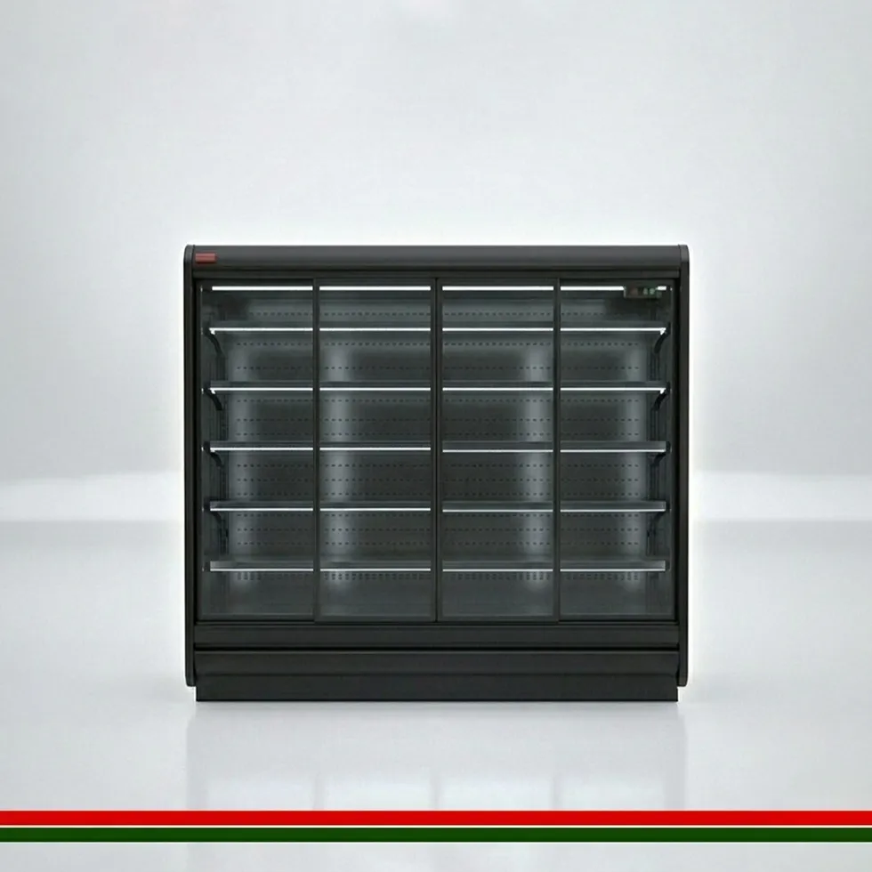 ColdCo Parisa 70 Sliding Door Cabinet 2500 Black 220