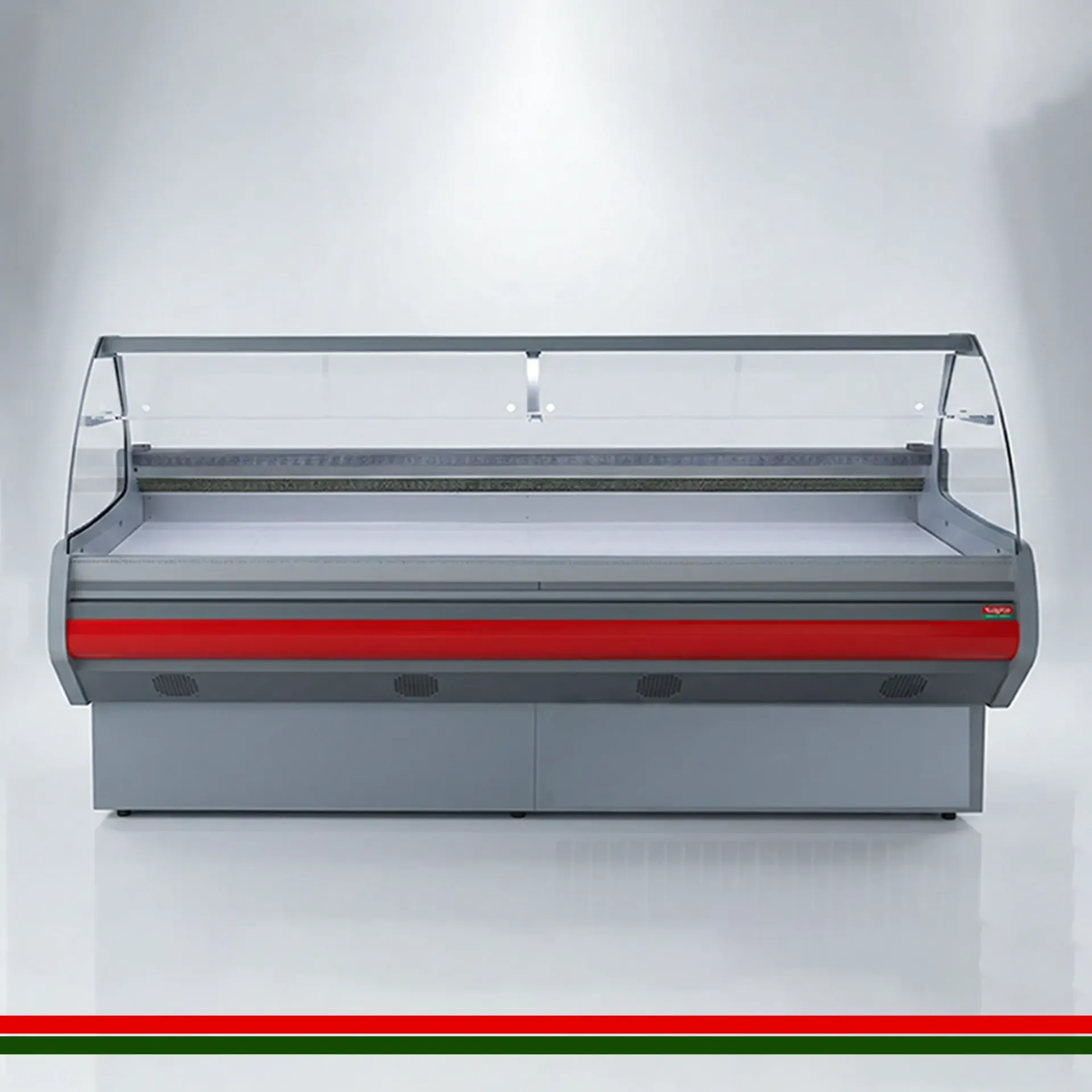 Coldco Berivan Remote Serve Over Straight glass Counter 3750mm