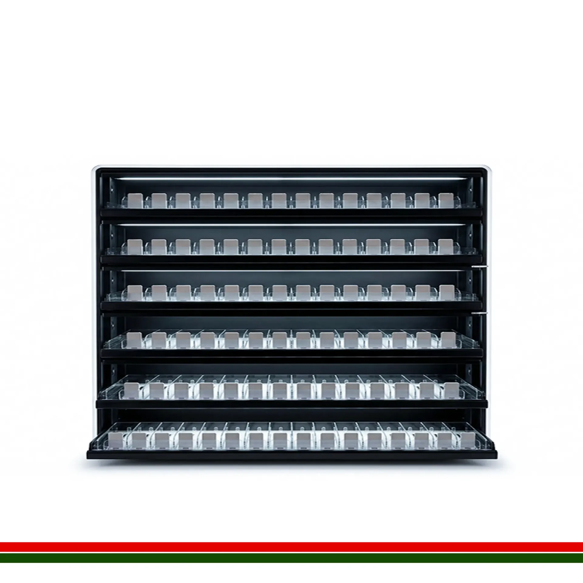 Tobacco Display Cabinet 6 Flaps 1000mm with LED light