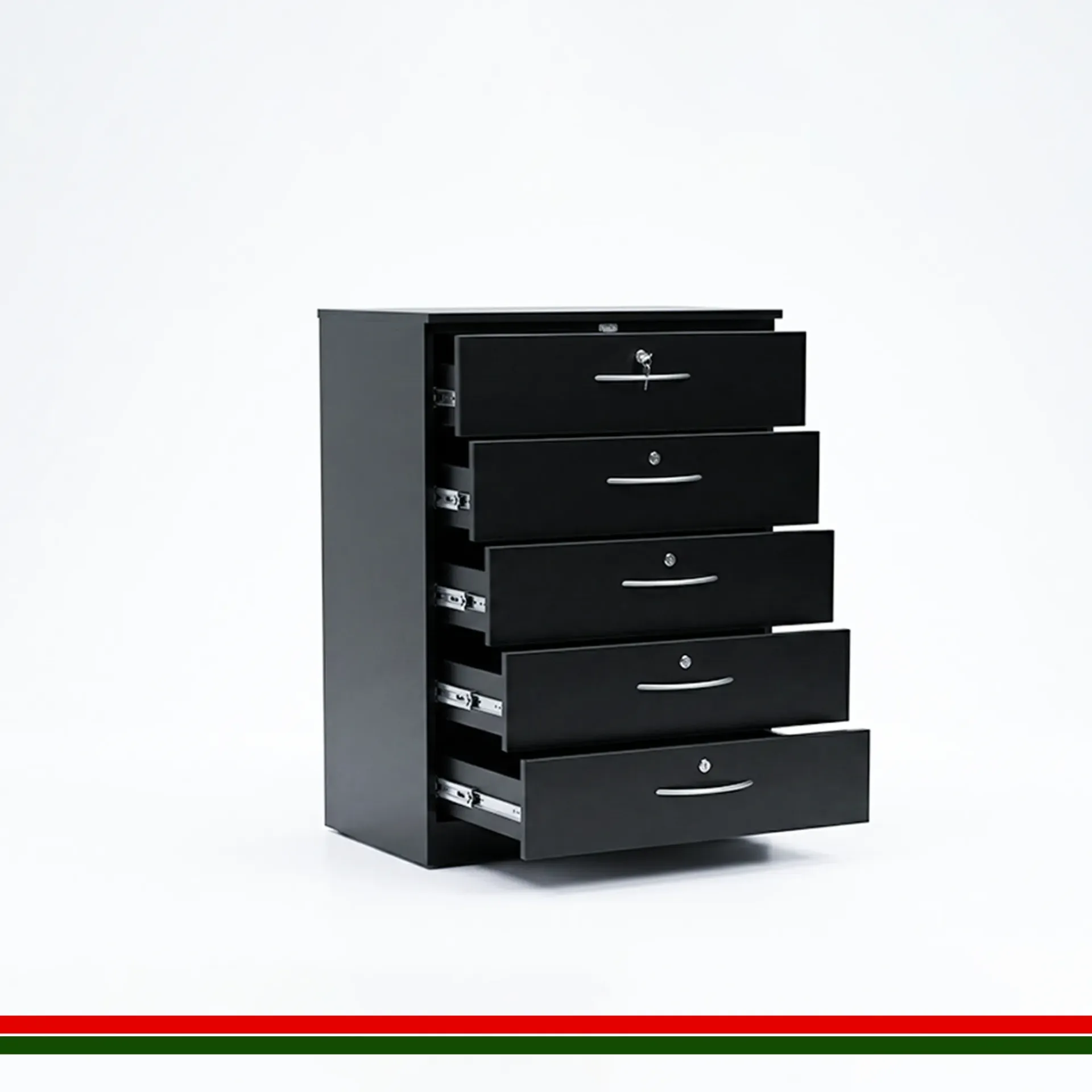 [TUCCDM800] Tobacco Under Counter Cabinet Drawers Metal 800mm